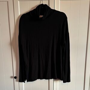 Lou & Grey Signature Soft Black Knit Turtleneck